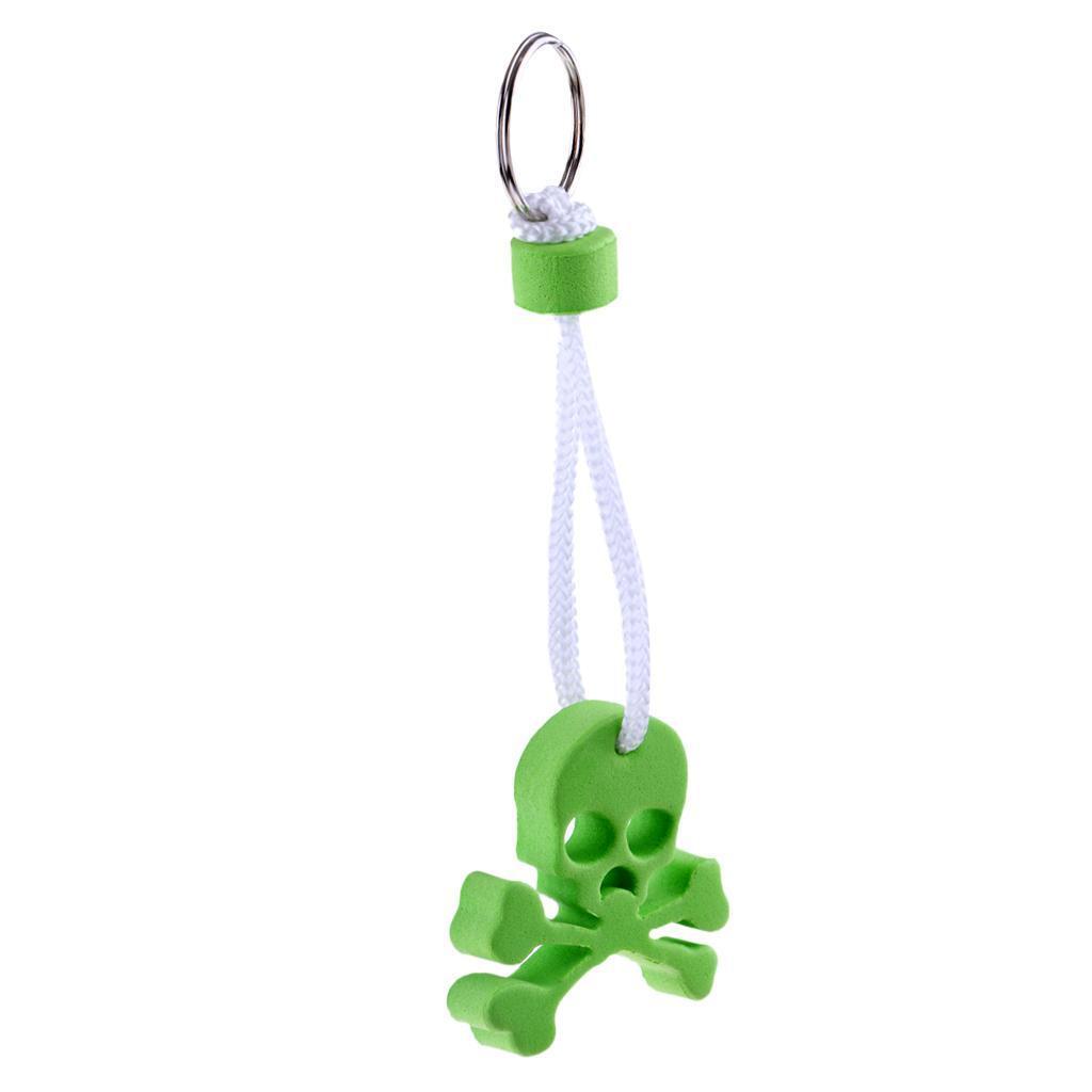 EVA Floating skull modal Keychain Buoy Key Float for Marine