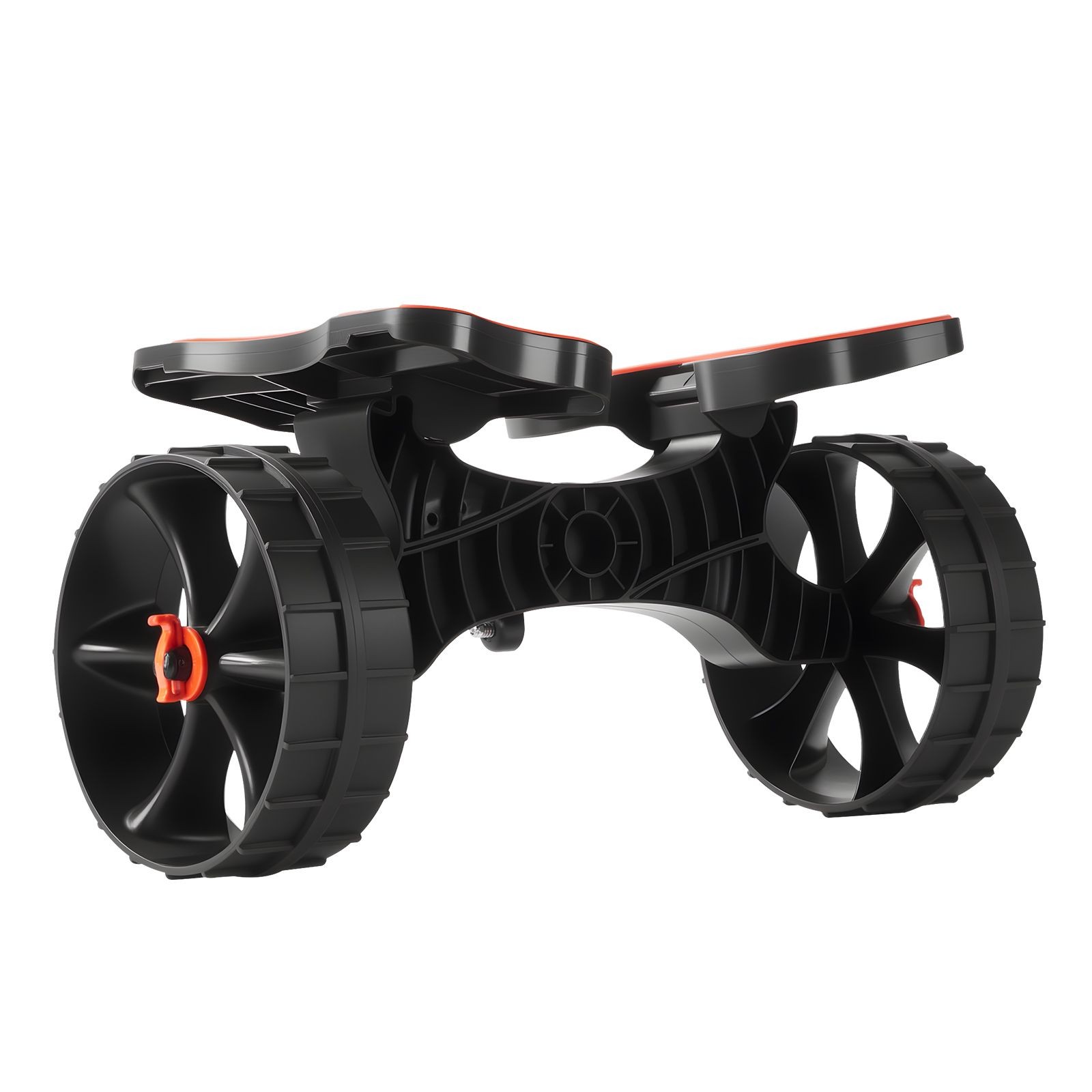 Foldable Kayak Cart, 300 lbs, 10″ Solid Rubber Tires, Ratchet Strap