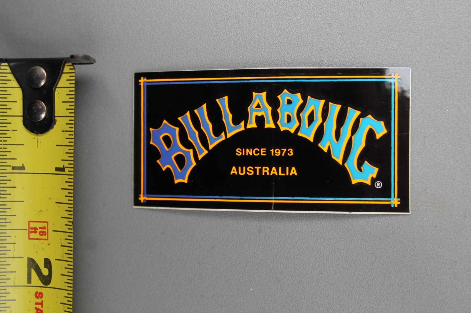 Billabong Surfboards Purple Neon Orange Green OG 80’s B8 Vintage Surfing STICKER