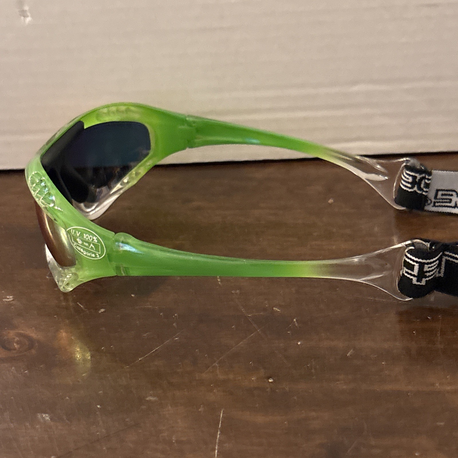 Pro Goggles Green Fade Frame/Revo Lens Sunglasses PWC Jetski With Case