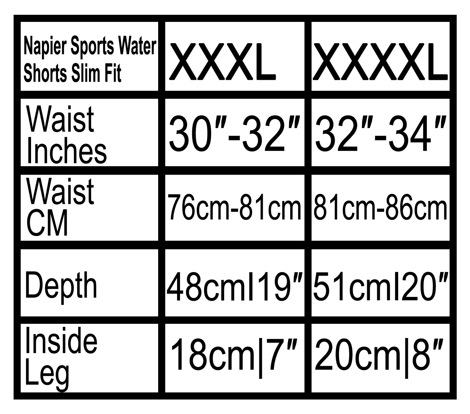 ACCLAIM Napier Mens Sports Plain SPORTS Leisure Swimming Water Shorts Seconds
