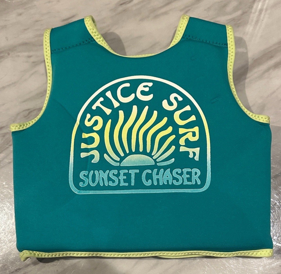 Justice Swim Vest (2-4 Years/33-66 Pounds) Teal, SIZE ( M )