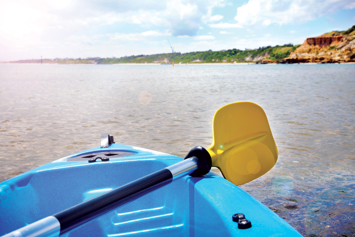 Oceansouth Kayak Paddles Aluminum Asymmetric (Split Shaft) x 2