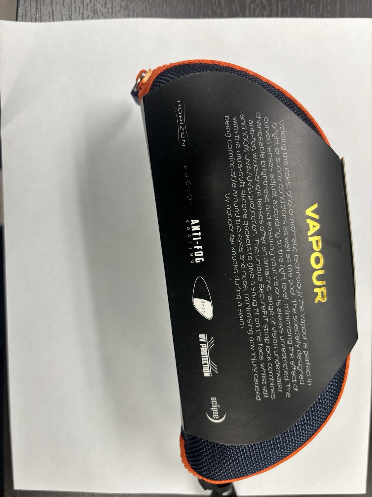ZONE3 – Vapour Photochromatic Goggles – Black/ High Vis Orange – 2026