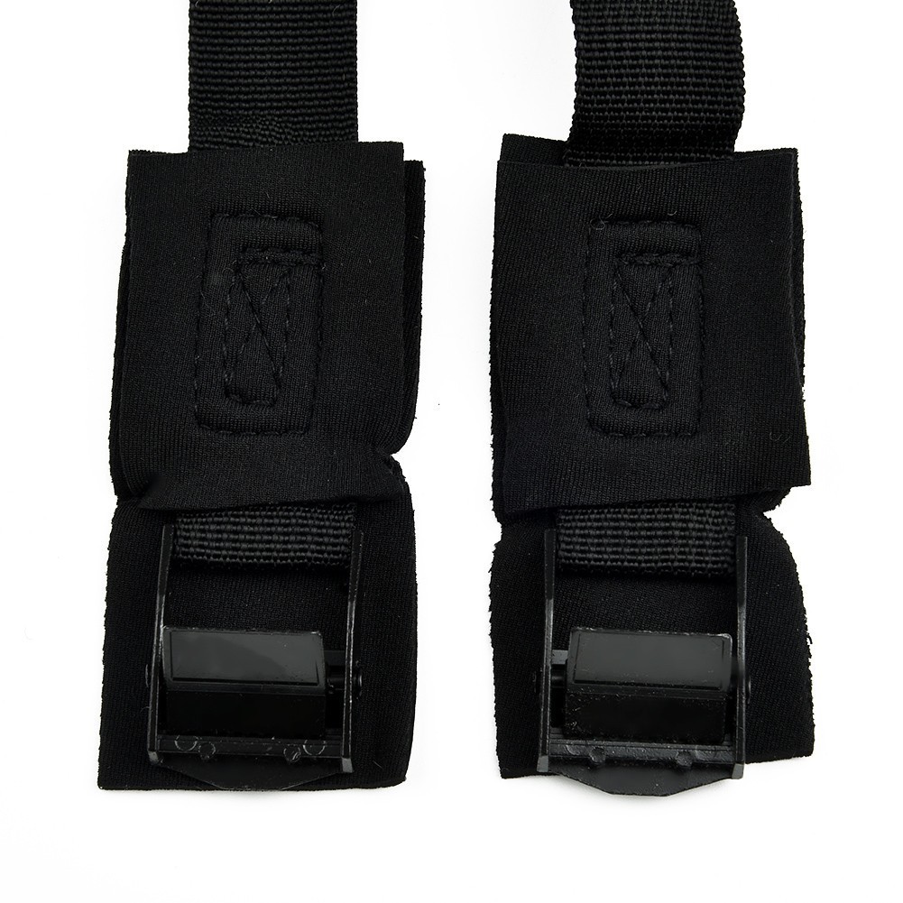 1Pair Locking Tie-down Straps Surfboards, Kayaks Car Roof Rack Cam Buckle 9.8Ft