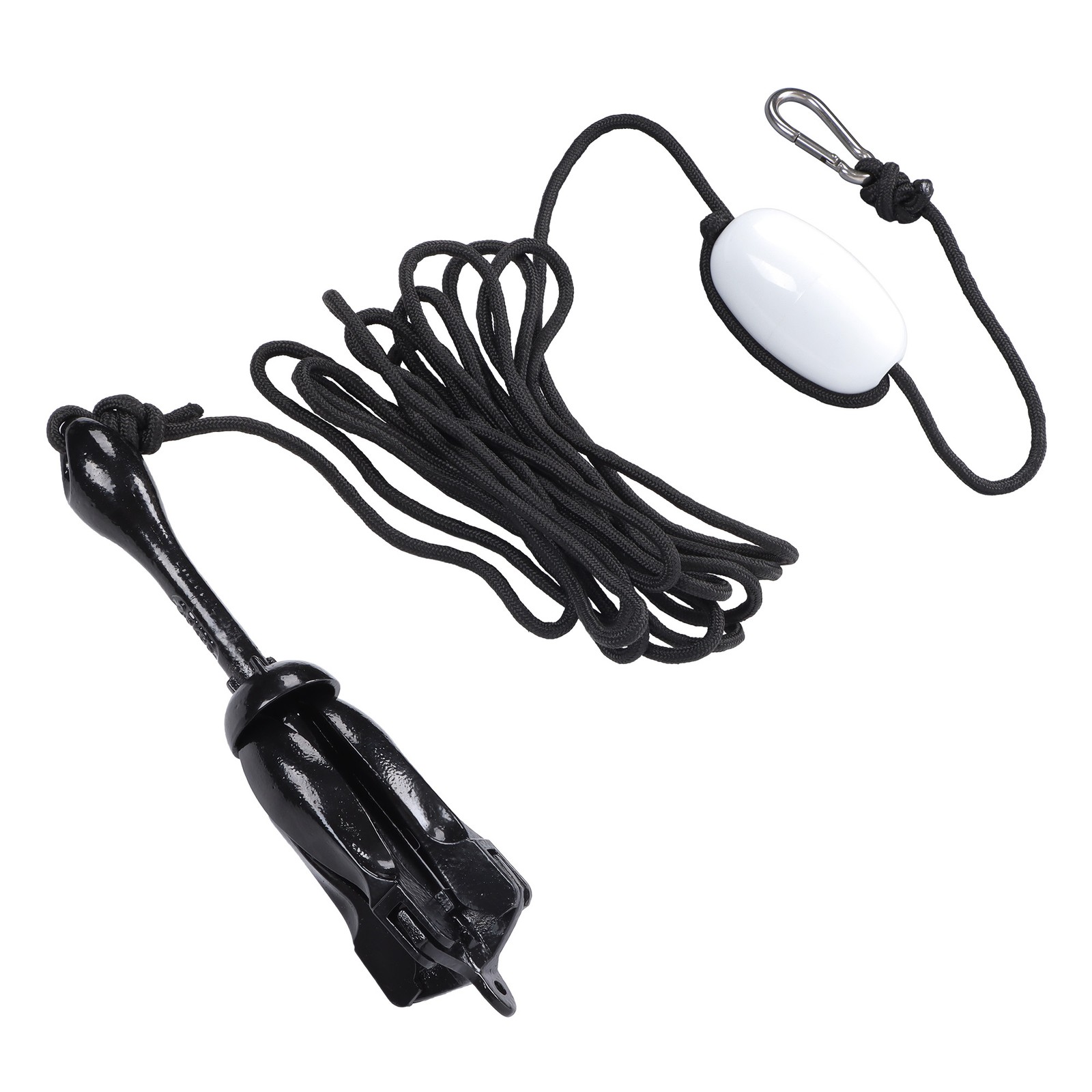 2 Pack Complete Folding Anchor Kit With 26.2 ft Rope & Buoy PWC Boat Kayak Canoe