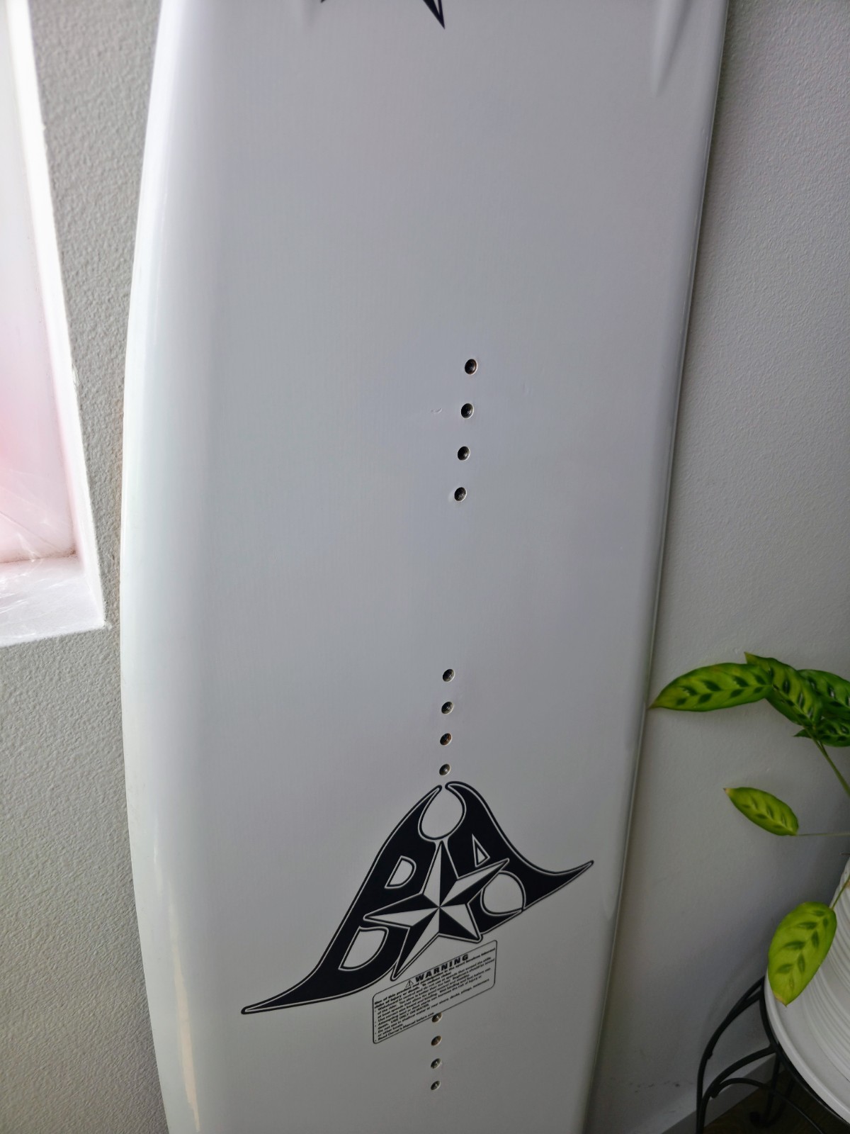 VINTAGE 1999 Bad Ass Wakeboards Garden 135 Shaped by Herbie Fletcher Drew Brophy