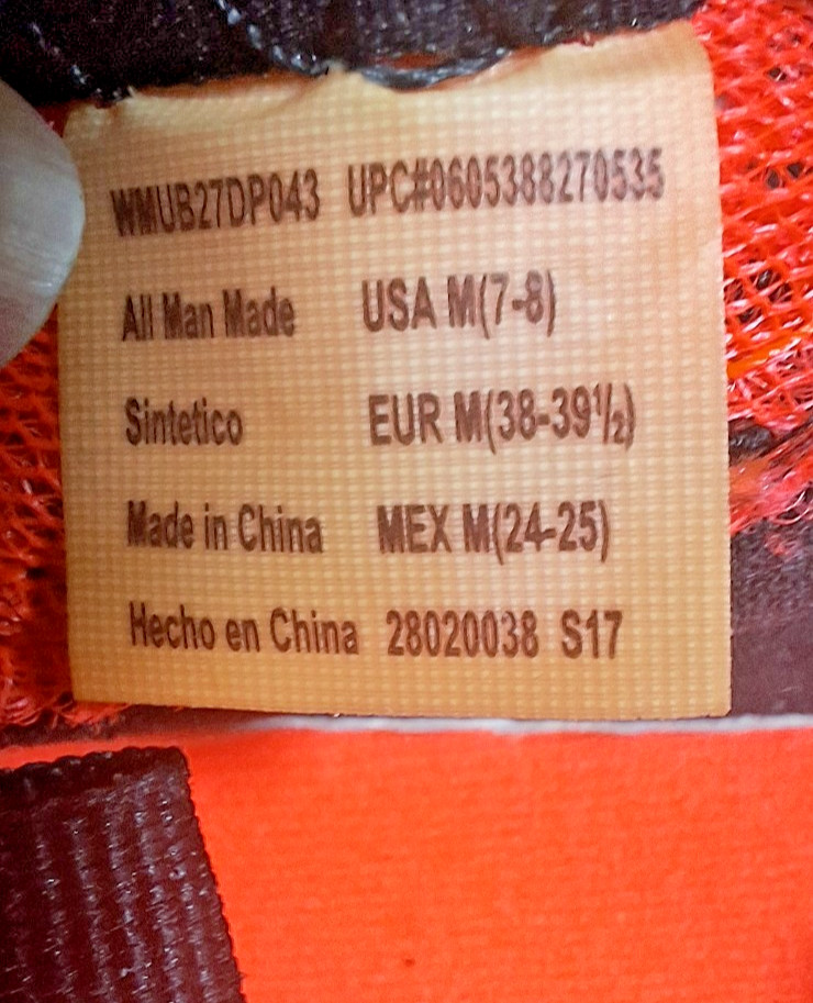 NWOT NEON ORANGE and Black Ladies Womens Water Shoes Size 7 – FREE SHIPPING!