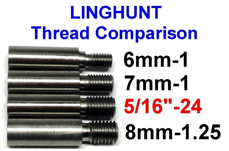 B2401-16 Adapter 12-24 Male x 6mm-1 Female, Speargun Tip, 3/8″