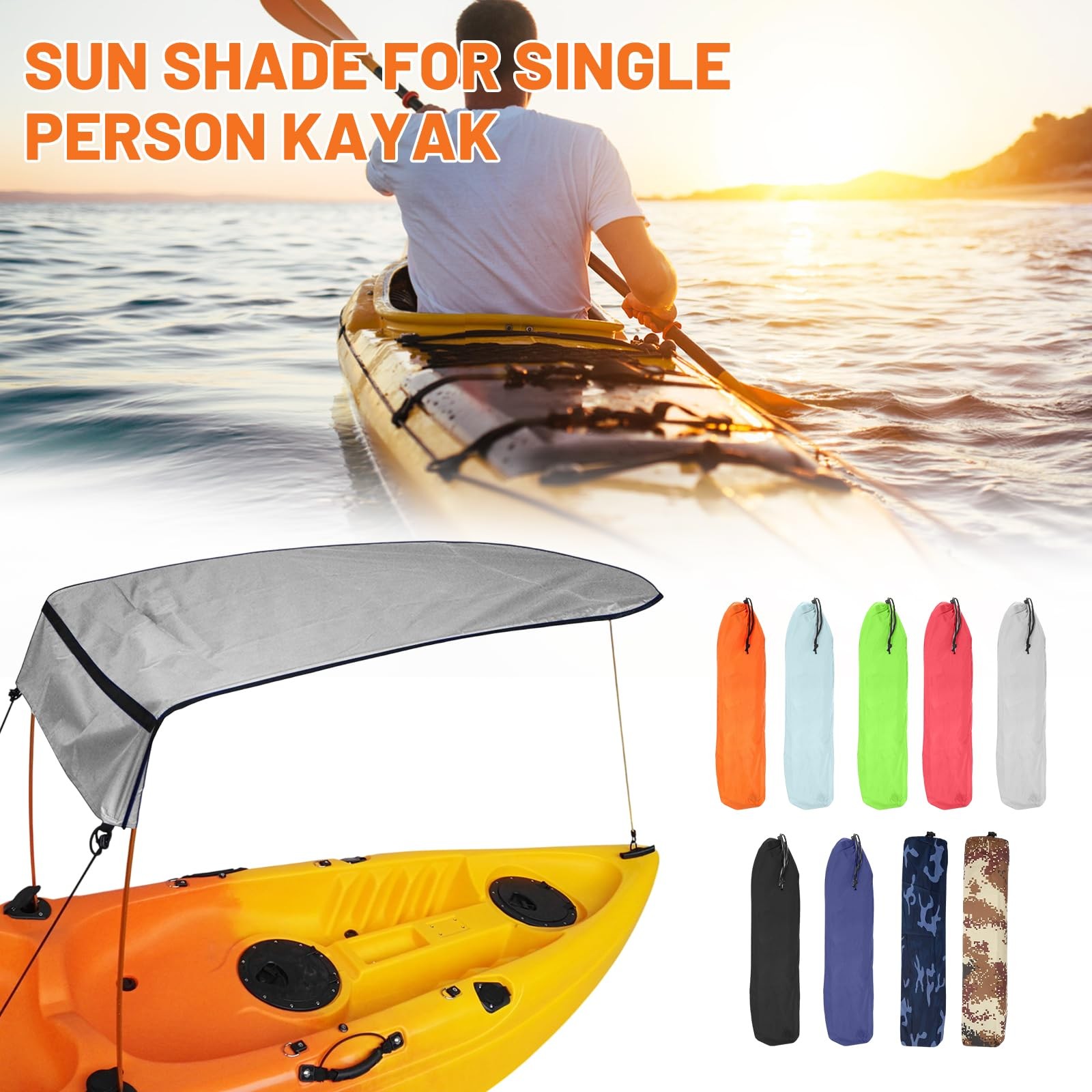 for KAYAK Shade Canopy, for KAYAK Boat Canoe Sun Shade For Single Person
