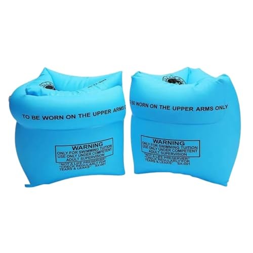 2-4 Pack Arm Floaties for Kids and Adults, Pool Floats, Inflatable 1 Pair Blue