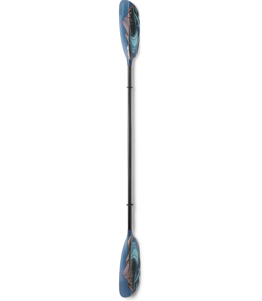 Werner Camano Straight 2 Piece Kayak Paddle New Free Shipping