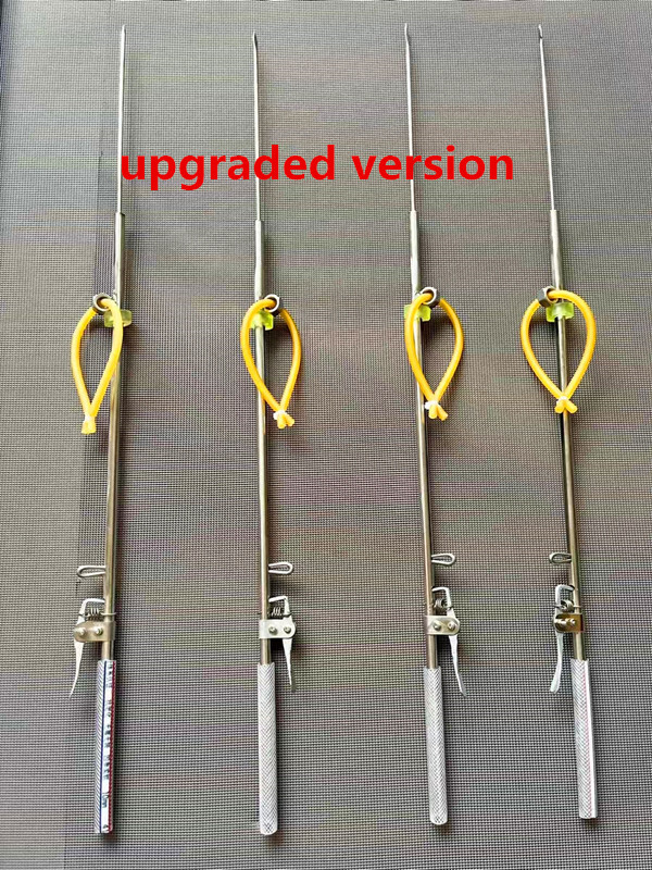 1Pc New Stainless Steel Rubber Band Ejection Fish Gun Diving Guns-Two Types