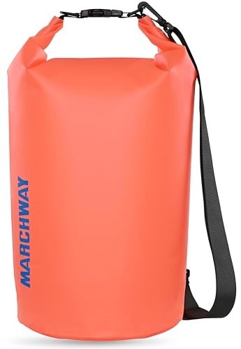 Durable 10L Waterproof Dry Bag Backpack with Roll-Top for All Water Adventures