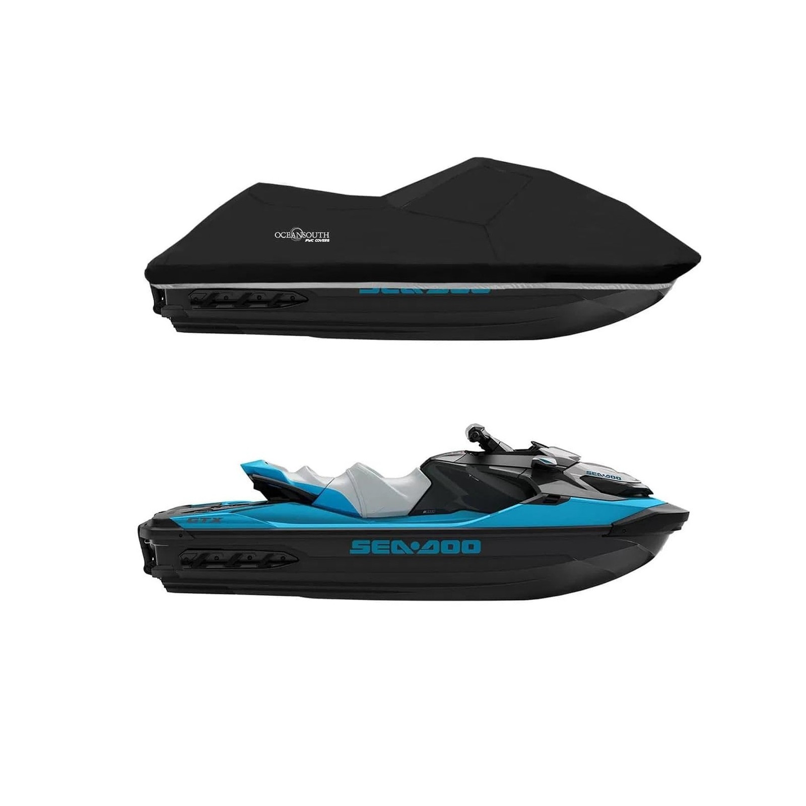 Oceansouth SEA-DOO GTX 170 Jet Ski Cover – Custom Fit PWC Cover – Tr