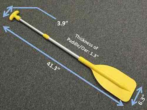2 Pactrade Marine Kayak Canoe Raft JetSki Yellow Telescopic Aluminum Oar Paddle