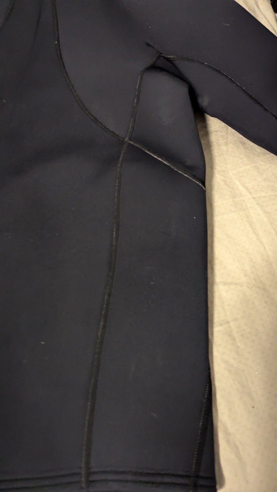 NRS HydroSkin Men’s Wetsuit Jacket Black Neoprene Size M Made in Thailand