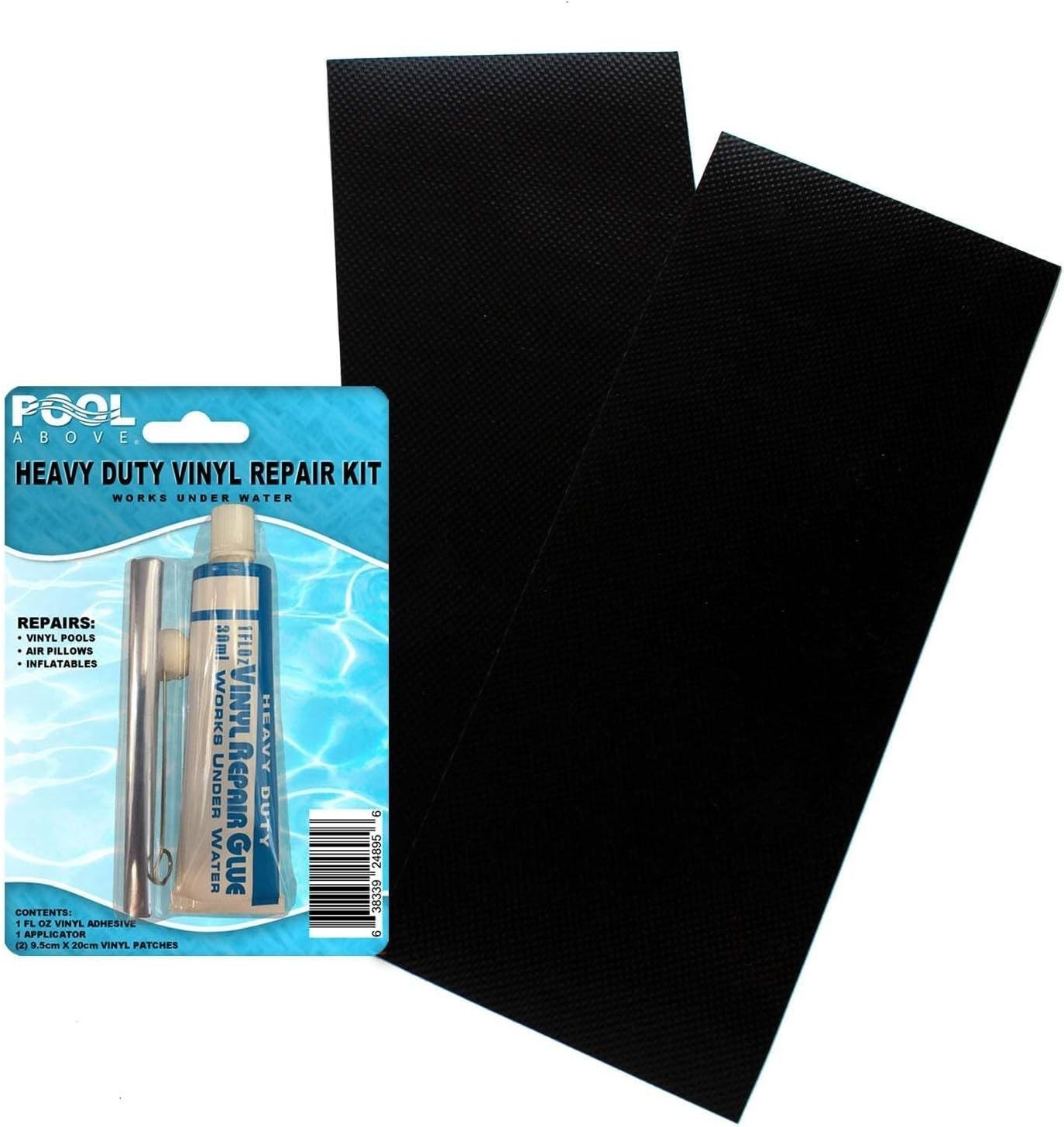 Inflatable Repair Patch Kit – 4″x10″ Heavy Duty Vinyl with Adhesive Applicator