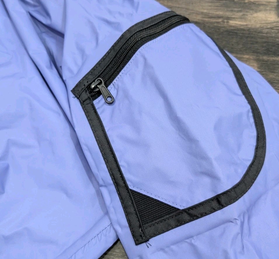 Men’s Kokatat Dry Top Blue Pullover Kayak Paddling Jacket Nylon USA Size Large
