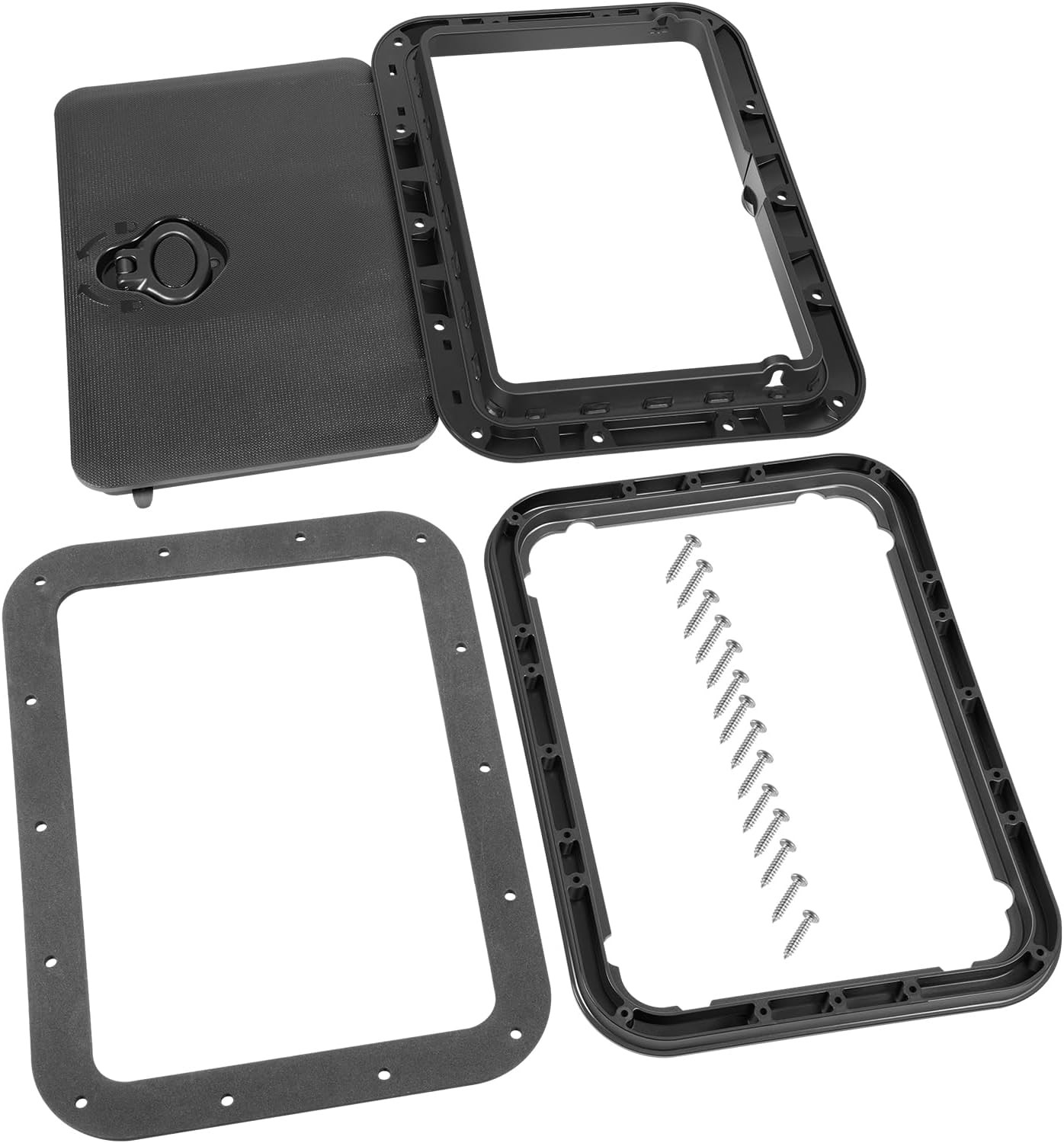 71707003 Rectangular Twist and Seal Hatch Kit Horizontal for 13-26 Hobie Kayak