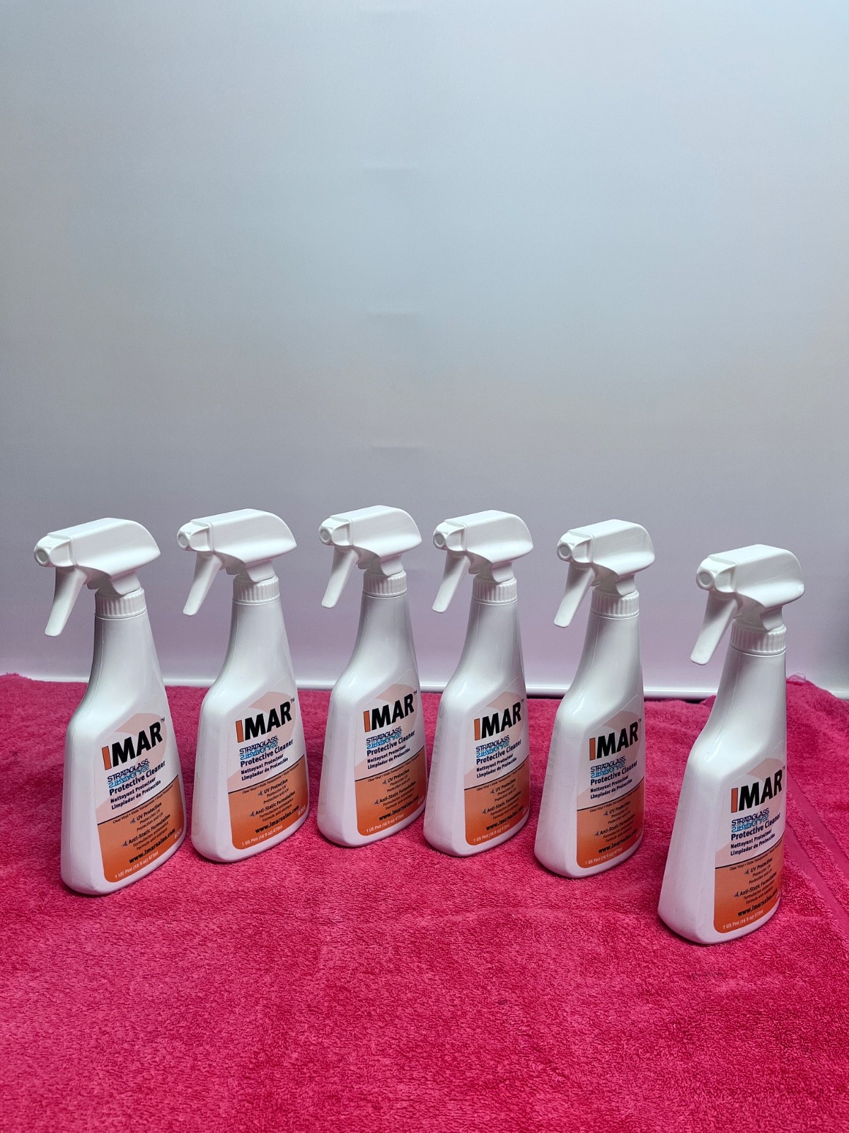 IMAR #301 Strataglass Protective Cleaner – Lot of (6) 16 Oz Spray Bottles