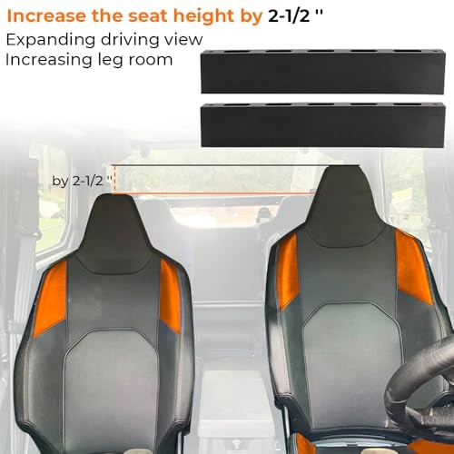 Seat Riser Kit Pair Raise Seat 2-1/2 in with Screws Gaskets for Polaris