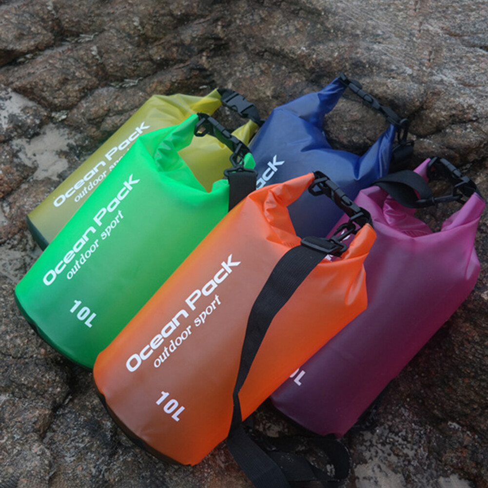 2L – 20L Outdoor Dry Bag Camping Drifting Rafting Fishing Travel Storage Bags