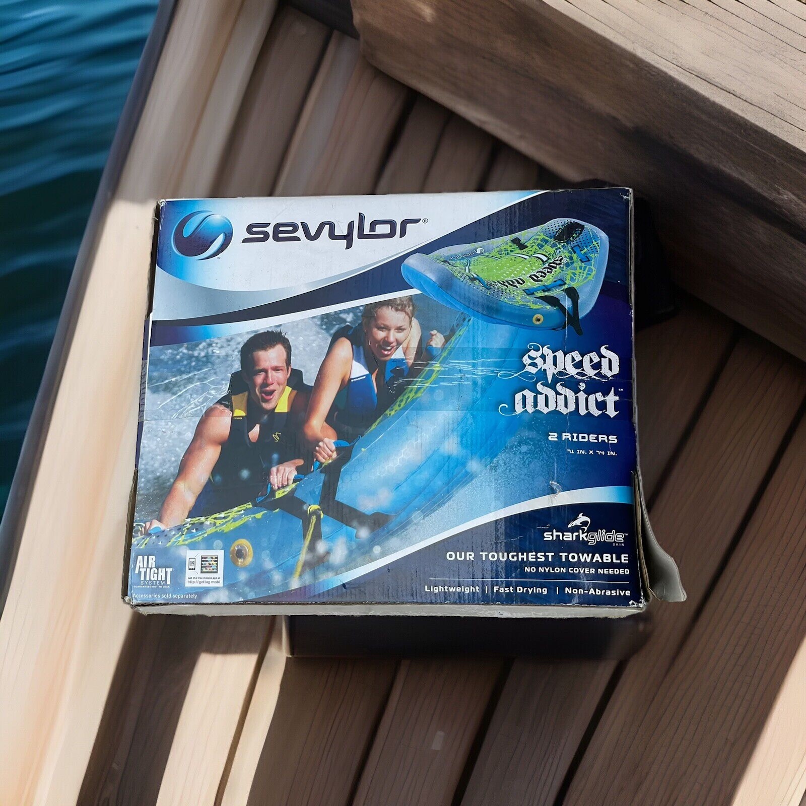 🔥 Sevylor • Speed Addict • Jet Ski Boat • 2 Person Towable • Shark Glide •