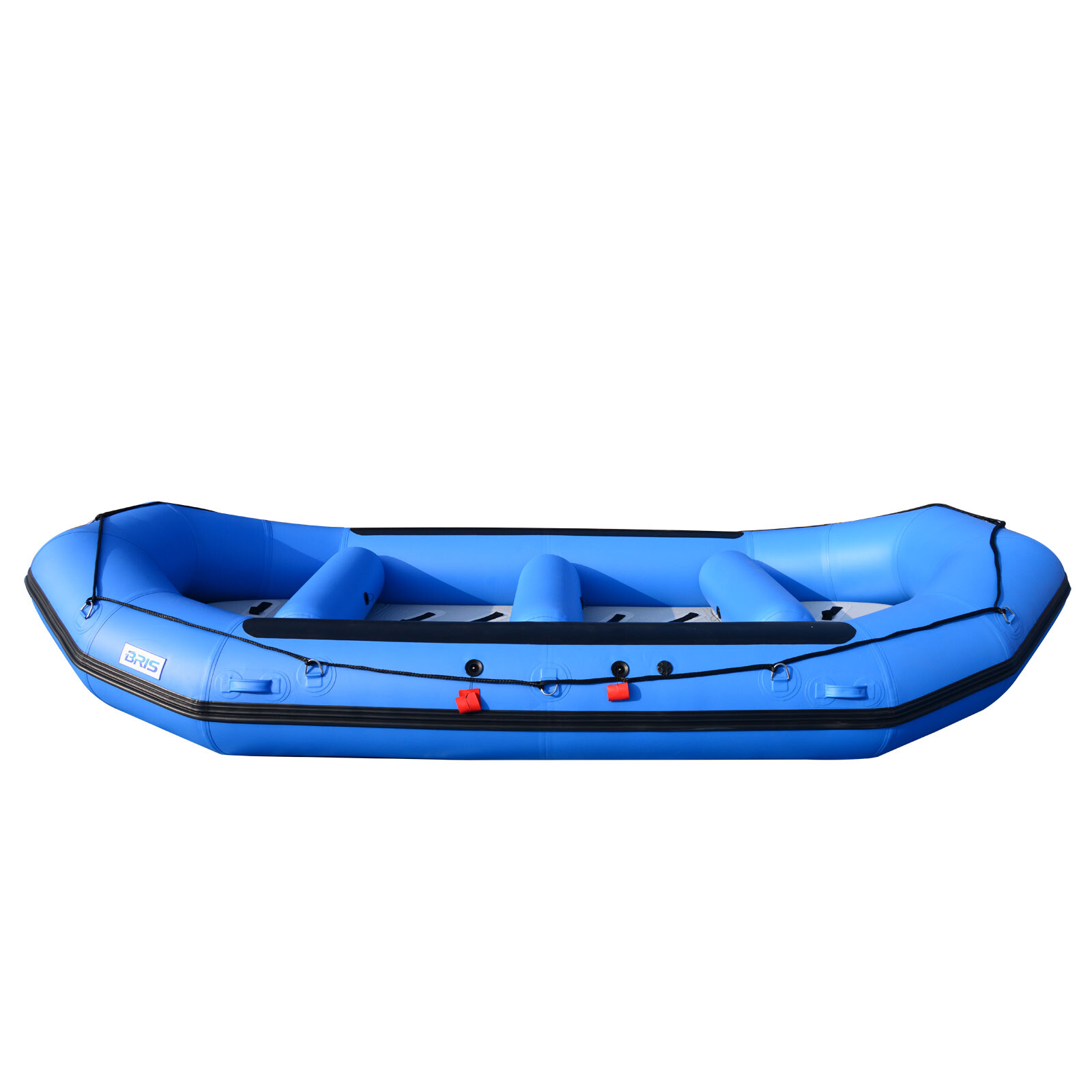 BRIS 1.2mm PVC 15ft Infltable White Water River Raft Floating Raft Tubes Boats