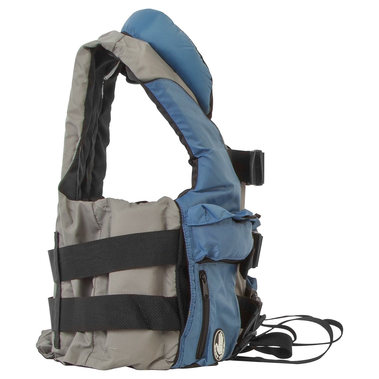 Body Glove 14270-L-BLUGRY2 Angler Fishing Vest US Coast Guard Approved Life