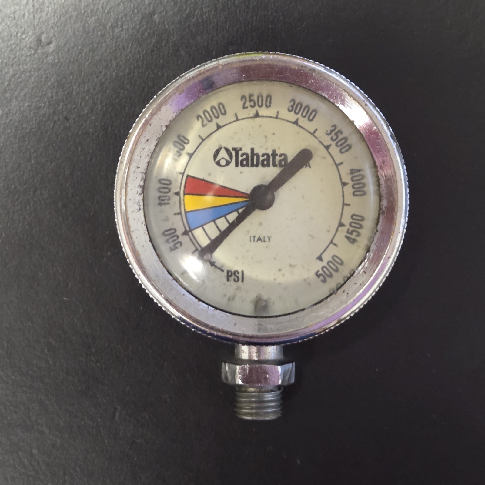 Tusa Tabata SPG Scuba Diving Air Gauge – Large 2.5″ – Tested & Working