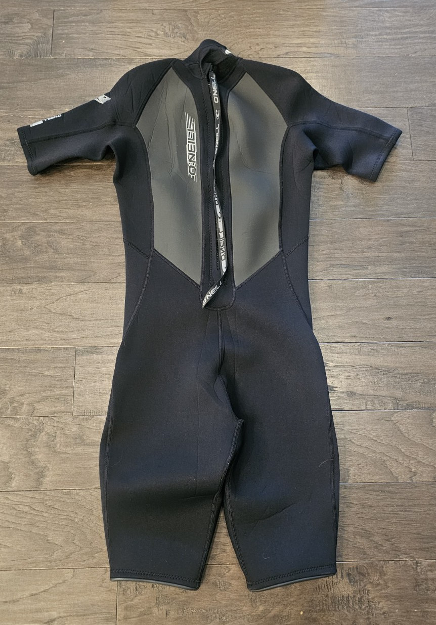 O’Neill Reactor 2mm Men’s Spring Suit Wetsuit Black Gray Style #3799 Medium Tall