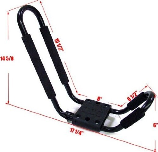 Dual Set Kayak Carriers with Straps – Universal Fit