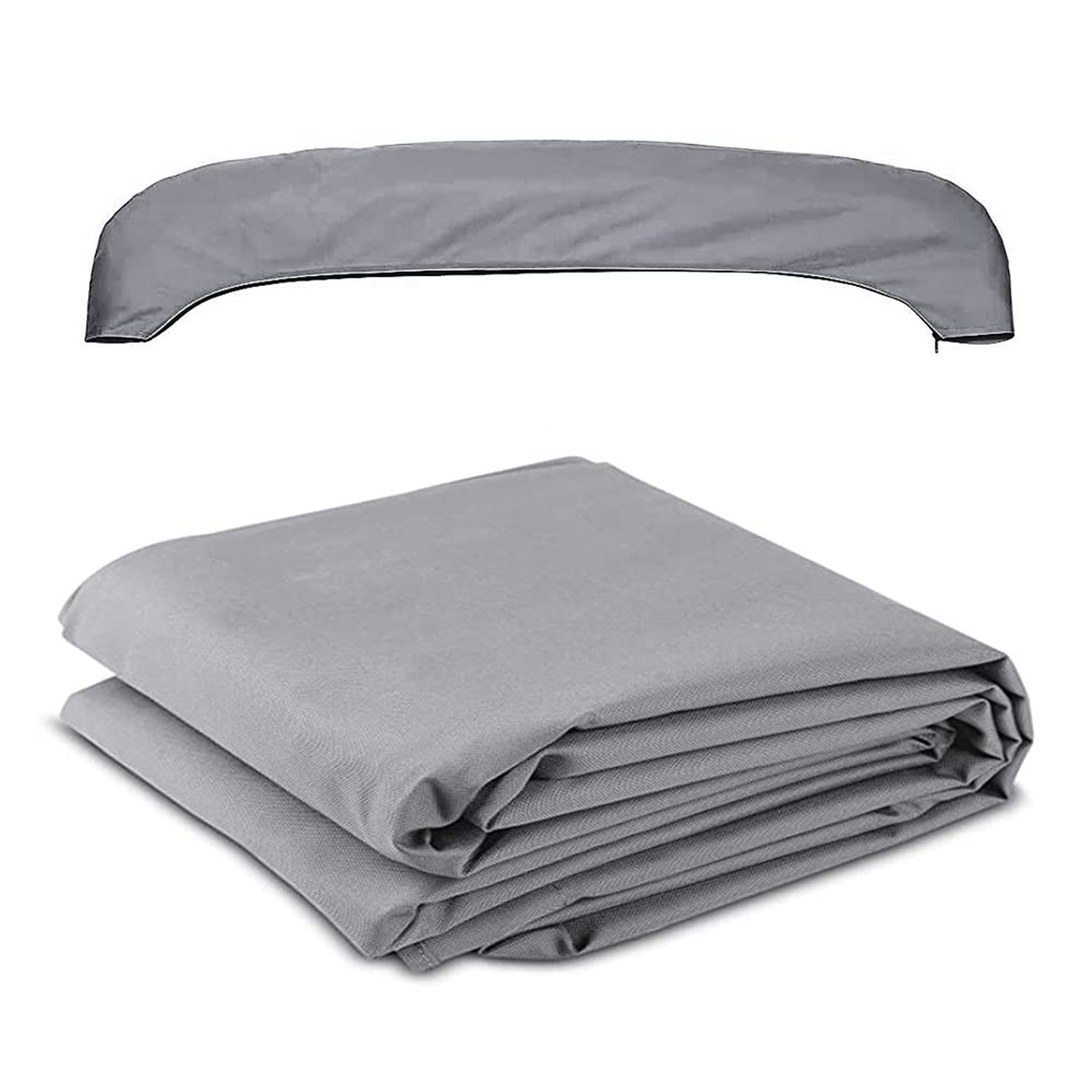 Bimini Top Fabric Replacement Canvas Canopy – 4 Bow Cover for Boat With Stora…
