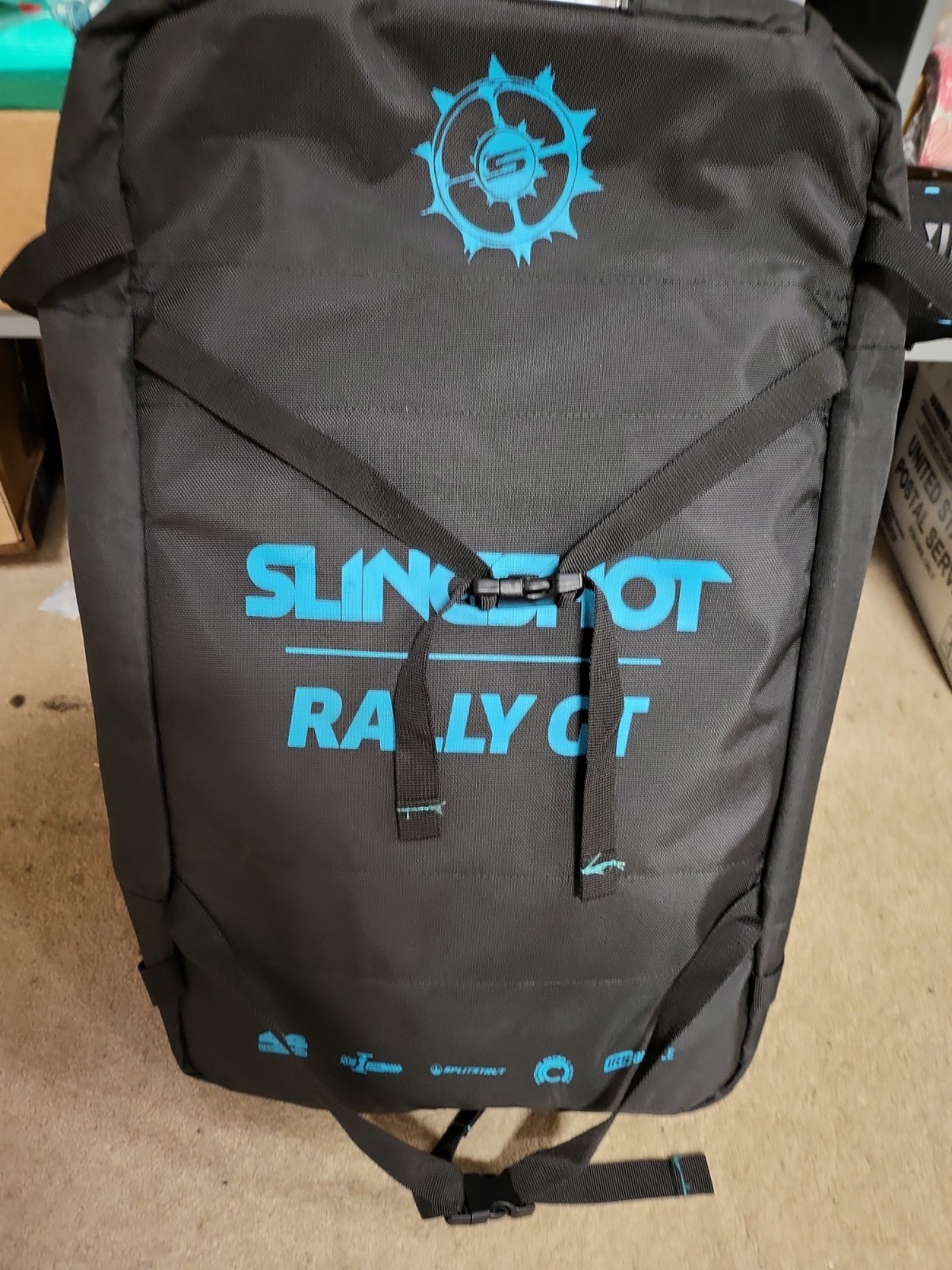 Slingshot Rally GT V2 Kite size 10.0 multi color blue,yellow,green