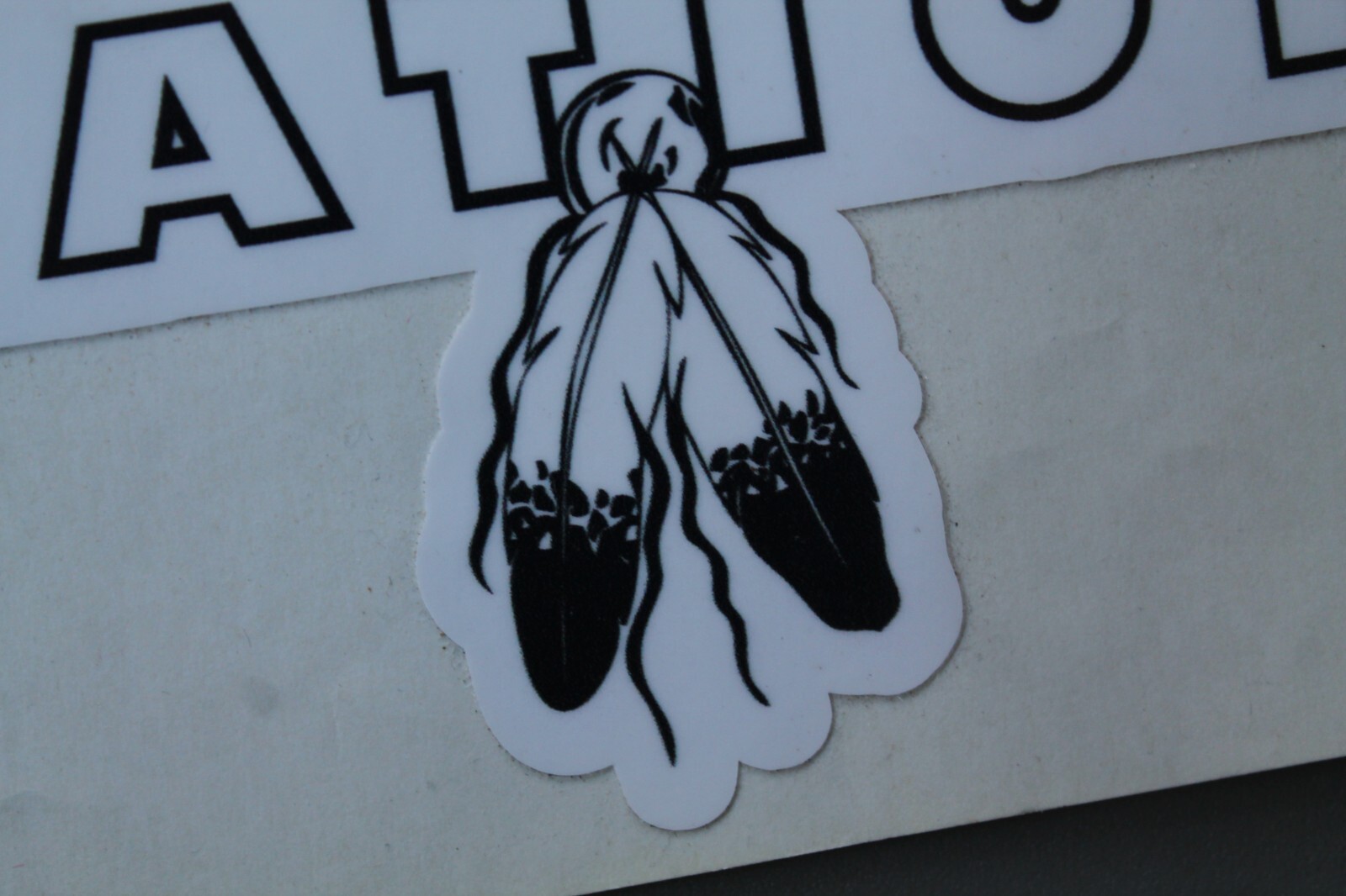 Acjachemen Nation Native American Indian Feather OG V69C Vintage Surfing STICKER