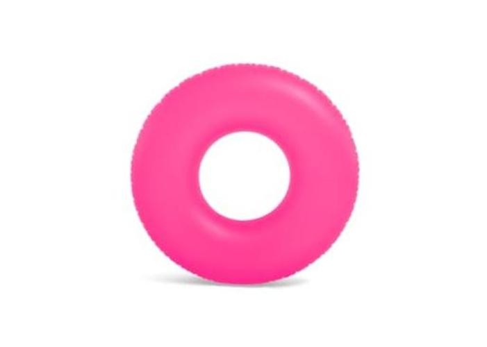INTEX Inflatable Neon Frost Tube: 36″ Diameter – 132lb Weight Capacity – One