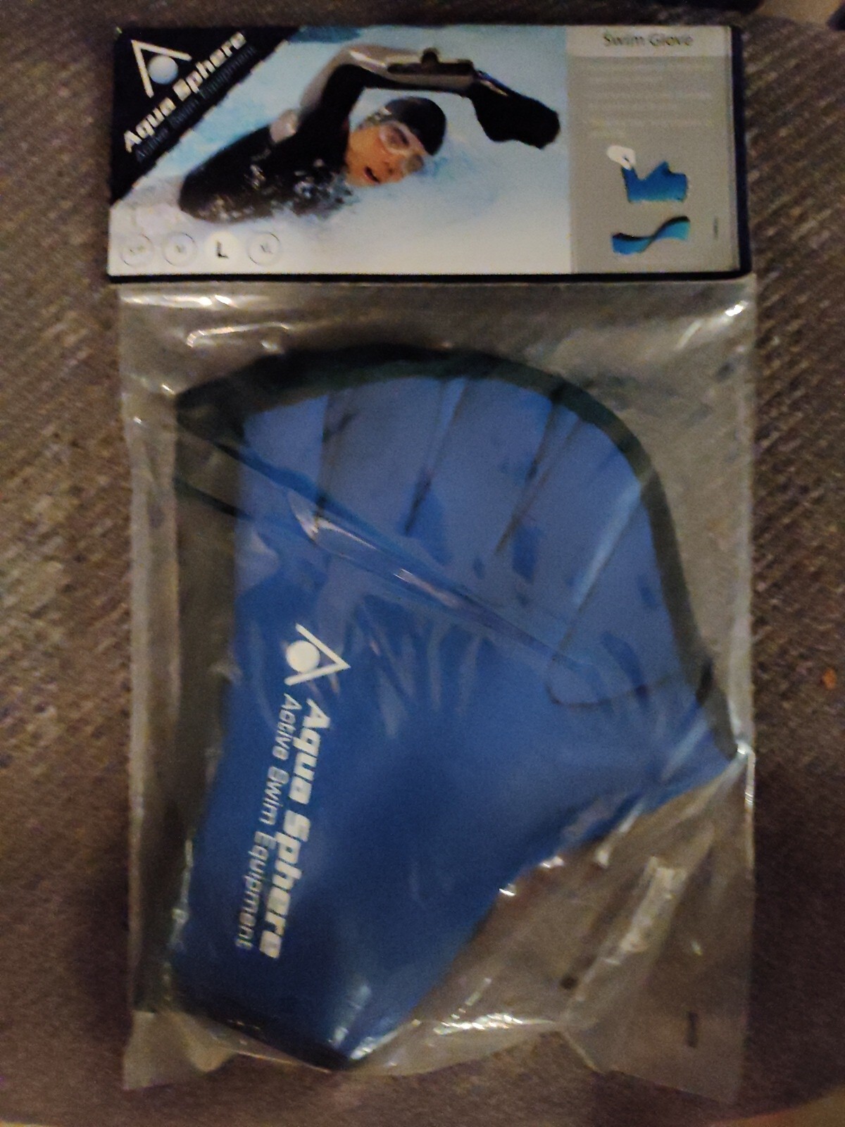 Aqua Sphere Swim Gloves–Size Large