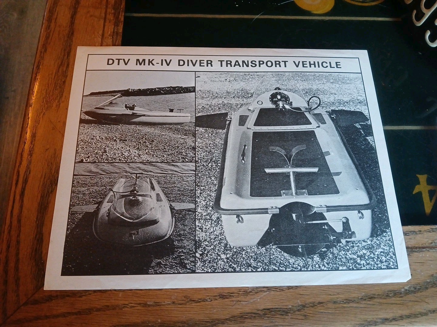 RARE FARALLON DIVER TRANSPORT VEHICLE 1 PAGE ADVERTISEMENT Vintage