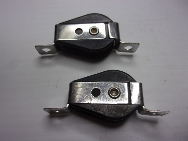 Harken style Thru-Deck Block 15/16″ sheave new matched pair