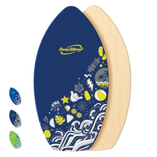 BPS ‘Hang Loose’ 35″ / 40″ Skimboard for Beginners with 40 Inch Dark Blue