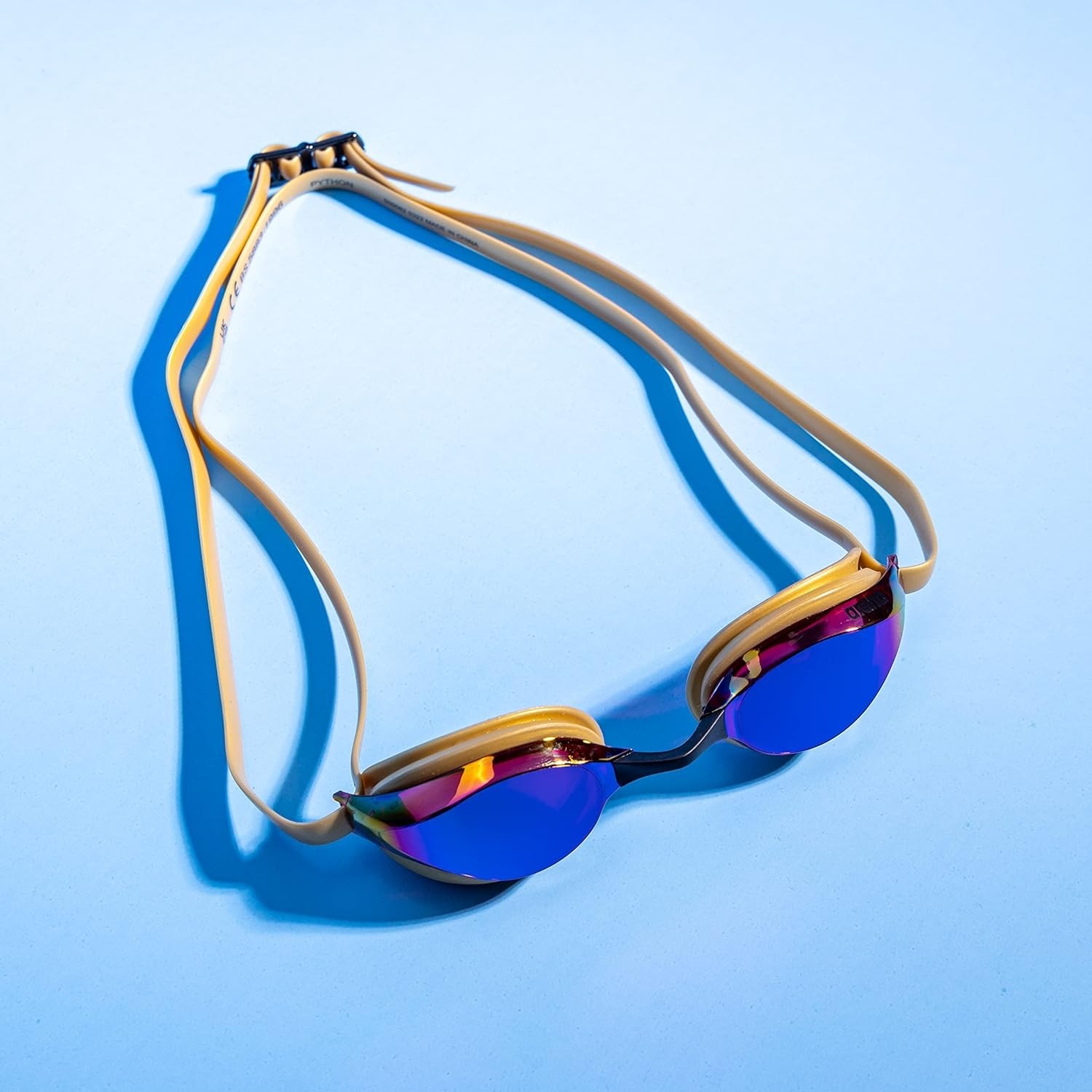 Unisex Python Racing Swim Goggles for Men and Women Anti-Fog No Leak Max Comf…