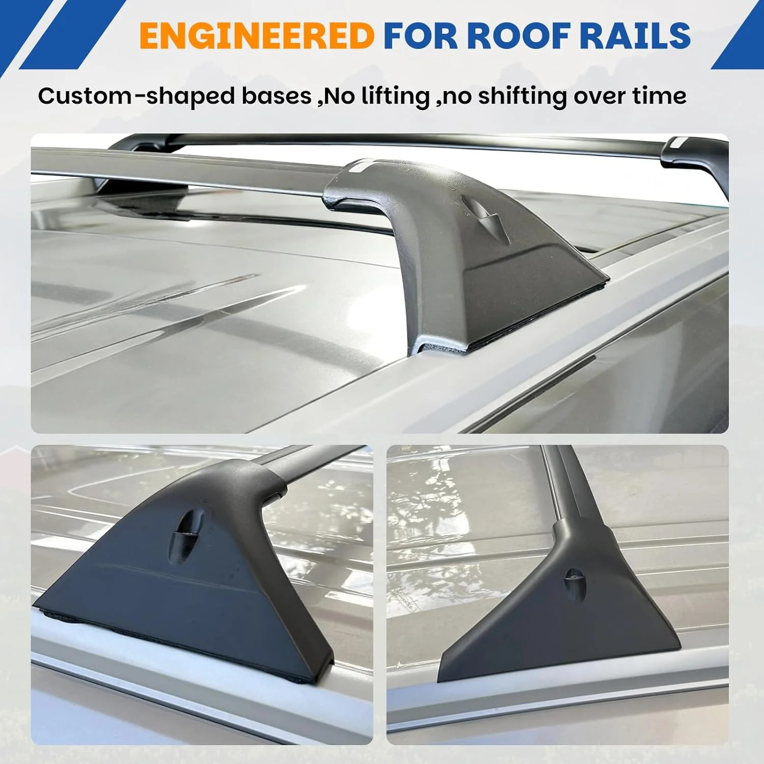 300Lbs Roof Rack Cross Bars Fit for 2021-2026 Nissan Rogue SV/SL/Platinum with F