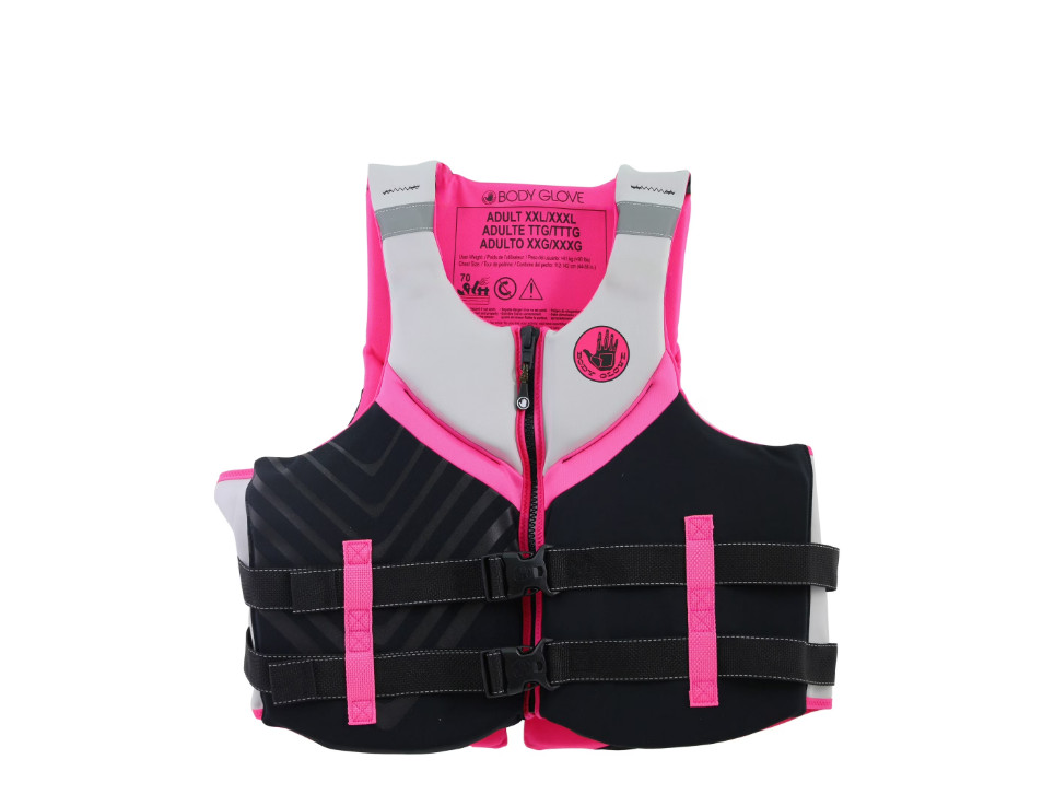 Share Body Glove Women’s Adult Neoprene PFD Life Jacket and Vest, Pink