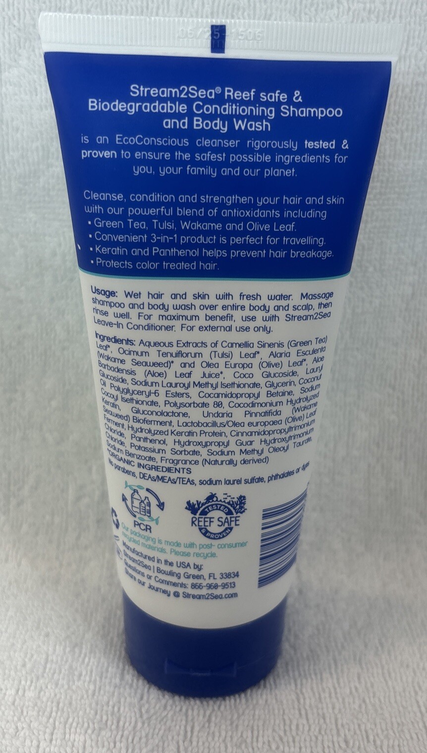Stream2Sea Conditioning Shampoo Bodywash, 6 fl. oz. (180 ml)