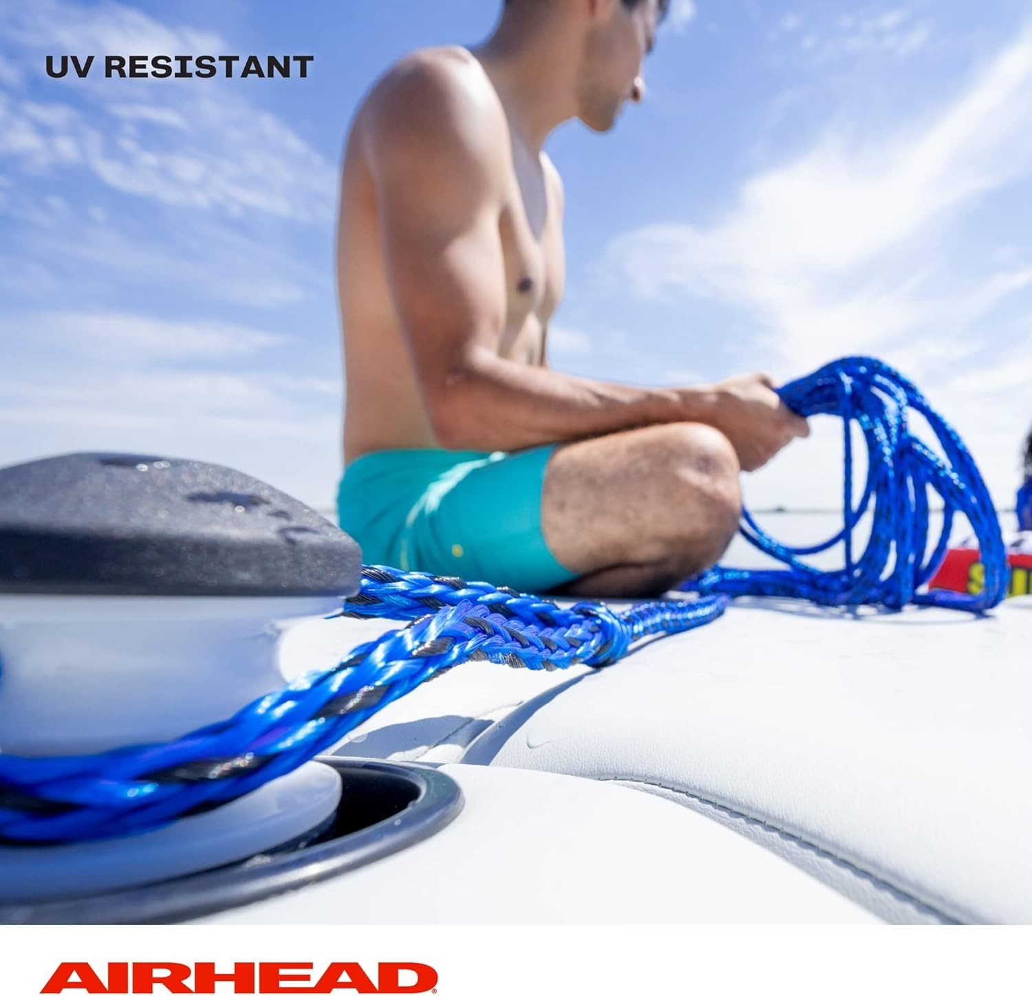 1-6 Person Heavy Duty Tow Rope for Tubing – UV Resistant & 6,000 lb Strength