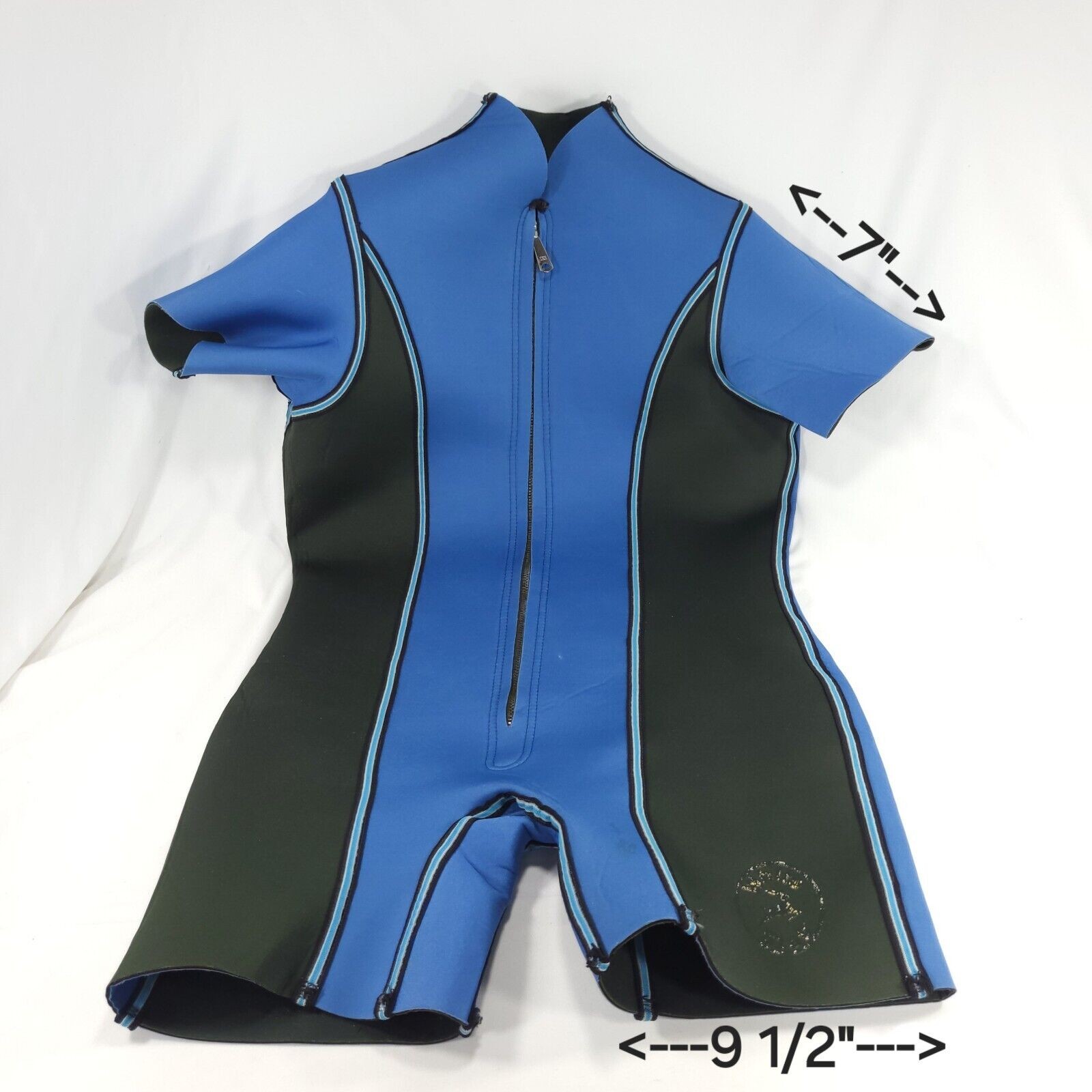 White Stag Wetsuit Mens Size S Black Blue