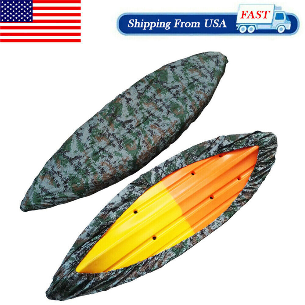 210D 6.8-14.8ft Waterproof Kayak Canoe Cover Storage Dust Cover Boat Protection