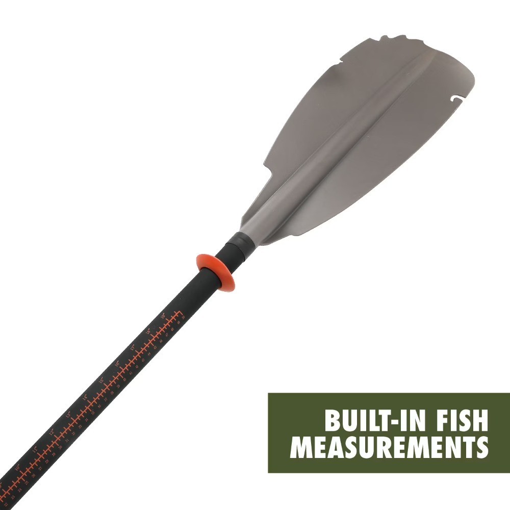 Adult Adjustable Angler Paddle, Gray, 220–240 cm, Aluminum Shaft