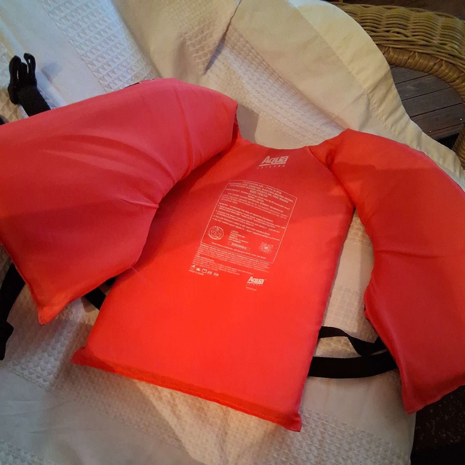 Aqua Leisure ~ Ocens7 ~ Youth Flotation Aid Vest ~ Pink ~ model 12415A